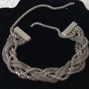 Vintage Silver braided bracelet